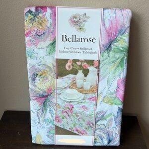 Benson Mills Tablecloth New 60”x104”  Oblong Floral Roses